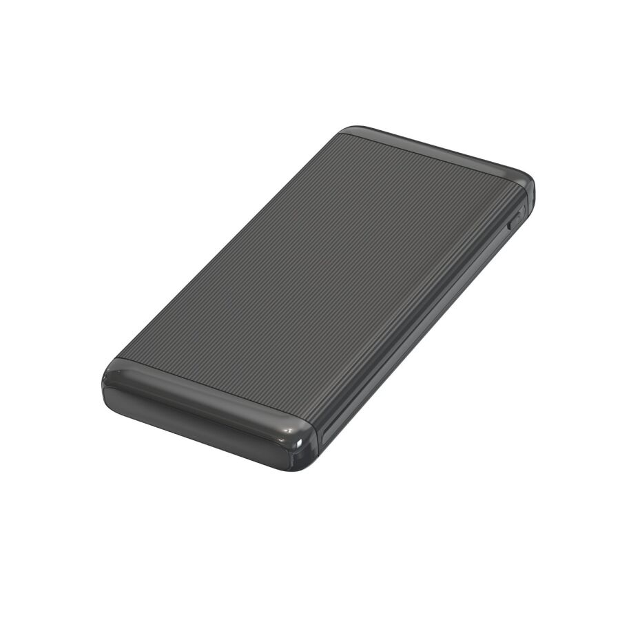 Bix 10000mAh 20W PD Type-C ve USB-A SCP 22.5W QC 3.0 18W Çift Çıkışlı Led Ekranlı PowerBank Siyah - 3