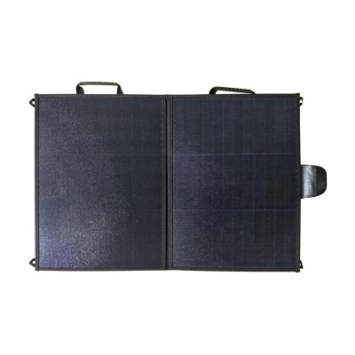 Bix 100W Katlanabilir Taşınabilir Güneş Paneli USB-A Type-C DC Çıkışlı Power Station Uyumlu Konnektör Kit Dahil Outdoor Kamp Karavan Solar Şarj Paneli - 7