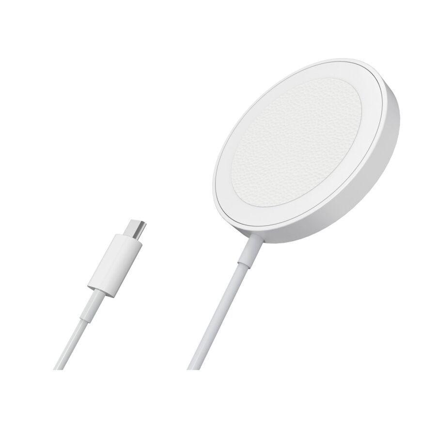 Bix 15W Manyetik Kablosuz Şarj Cihazı ve 20W GaN Type-C PD Şarj Adaptörü Beyaz - 3