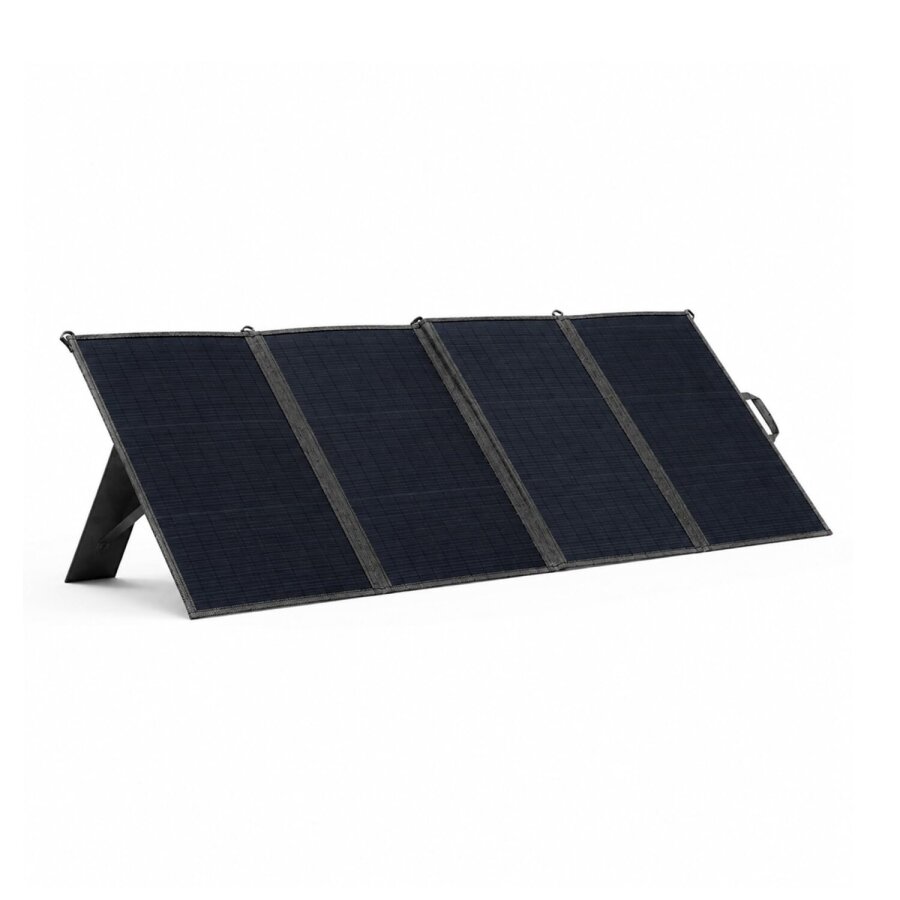Bix 200W Katlanabilir Taşınabilir Güneş Paneli USB-A Type-C DC Çıkışlı Power Station Uyumlu Konnektör Kit Dahil Outdoor Kamp Karavan Solar Şarj Paneli - 1