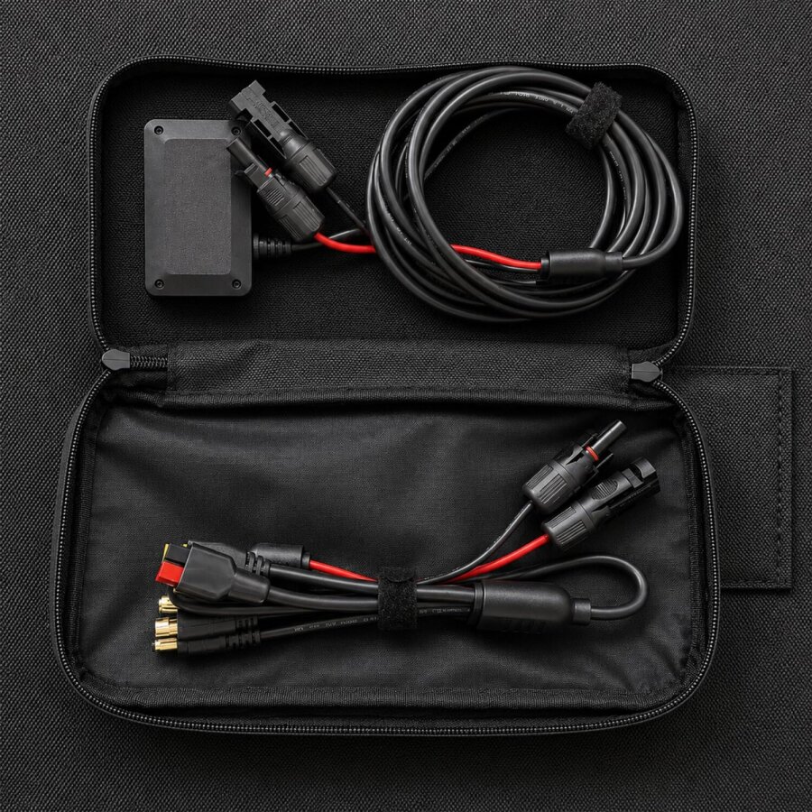 Bix 200W Katlanabilir Taşınabilir Güneş Paneli USB-A Type-C DC Çıkışlı Power Station Uyumlu Konnektör Kit Dahil Outdoor Kamp Karavan Solar Şarj Paneli - 9