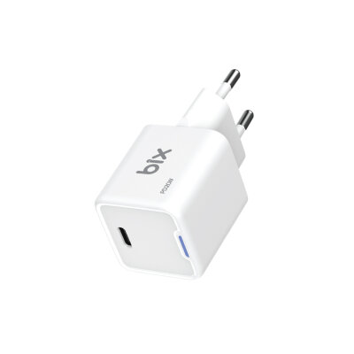 Bix 20W GaN USB-C Hızlı Şarj Adaptörü iPhone, Android ve iPad Uyumlu Type-C PD Şarj Aleti Beyaz - 3
