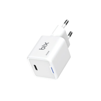 Bix 20W GaN USB-C Hızlı Şarj Adaptörü iPhone, Android ve iPad Uyumlu Type-C PD Şarj Aleti Beyaz - 3