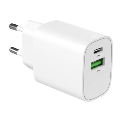 Bix 20W Type-C PD ve 18W USB QC 3.0 Çift Portlu Hızlı Şarj Cihazı - 2