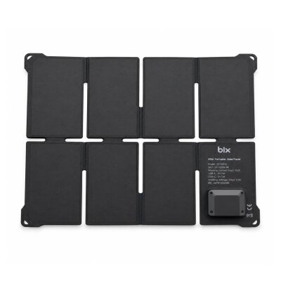 Bix 25W Katlanabilir Taşınabilir Güneş Paneli IP67 Suya Dayanıklı USB-A ve USB-C Uyumlu Kamp Karavan Outdoor Solar Şarj Paneli - 7