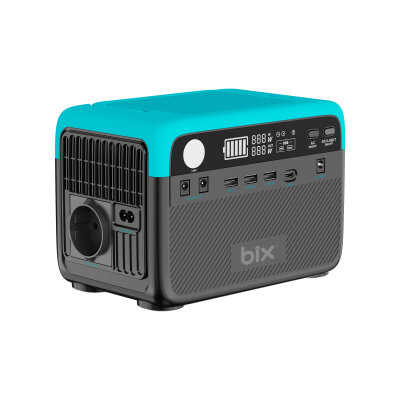 Bix 60000mAh 230V 300W Güç İstasyonu LiFePO4 Bataryalı Power Station AC/DC/USB Güneş Paneli Uyumlu - 1