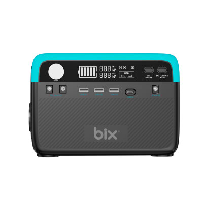 Bix 60000mAh 230V 300W Güç İstasyonu LiFePO4 Bataryalı Power Station AC/DC/USB Güneş Paneli Uyumlu - 8
