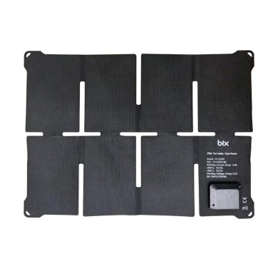 Bix 60W Katlanabilir Taşınabilir Güneş Paneli IP67 Suya Dayanıklı USB-A USB-C ve DC Çıkışlı Power Station Uyumlu Kamp Karavan Outdoor Solar Şarj Paneli - 4