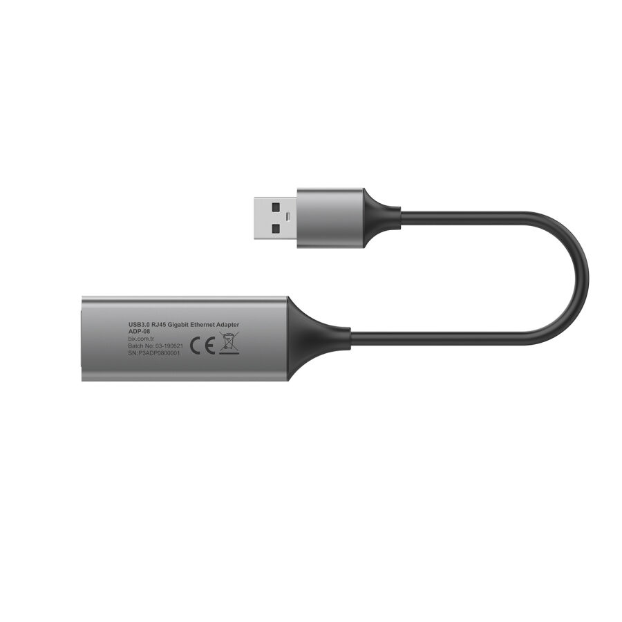 Bix ADP-08 USB 3.0 Gigabit Ethernet Dönüştürücü Adaptör - 3