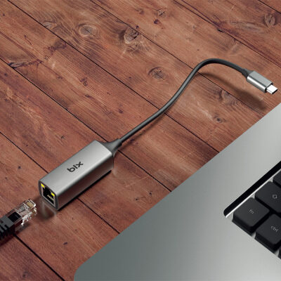 Bix ADP-09 Type-C 3.1 Gigabit Ethernet Dönüştürücü Adaptör - 5