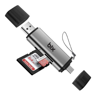 Bix ADP-11 Type-C USB 3.2 Çok Fonksiyonlu OTG Kart Okuyucu - 7