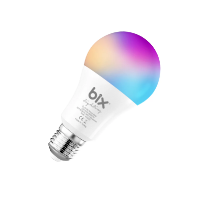 Bix Aura 9W Led RGB WiFi-Bluetooth Uzaktan Kontrollü Akıllı Ampul - 2