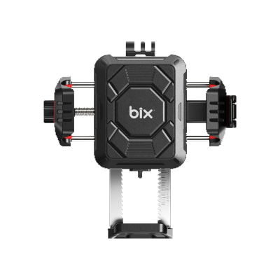 Bix BMPH04 Ayna Bağlantılı 360° Ayarlanabilir Titreşim Önleyici Motosiklet & Bisiklet Telefon Tutucu