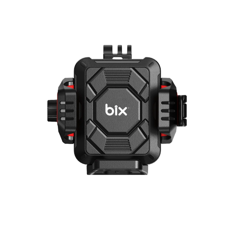 Bix BMPH04 Ayna Bağlantılı 360° Ayarlanabilir Titreşim Önleyici Motosiklet & Bisiklet Telefon Tutucu - 2