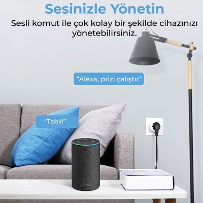 Bix BP-02 Akım Korumalı Akıllı Priz WiFi Telefondan Kontrol Uzaktan Yönetim - 3