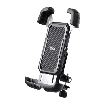 Bix BPH02 Gidon Bağlantılı 360° Ayarlanabilir Bisiklet ve Motosiklet Telefon Tutucu Titreşim Önleyici Güçlü TutuşluTutucu