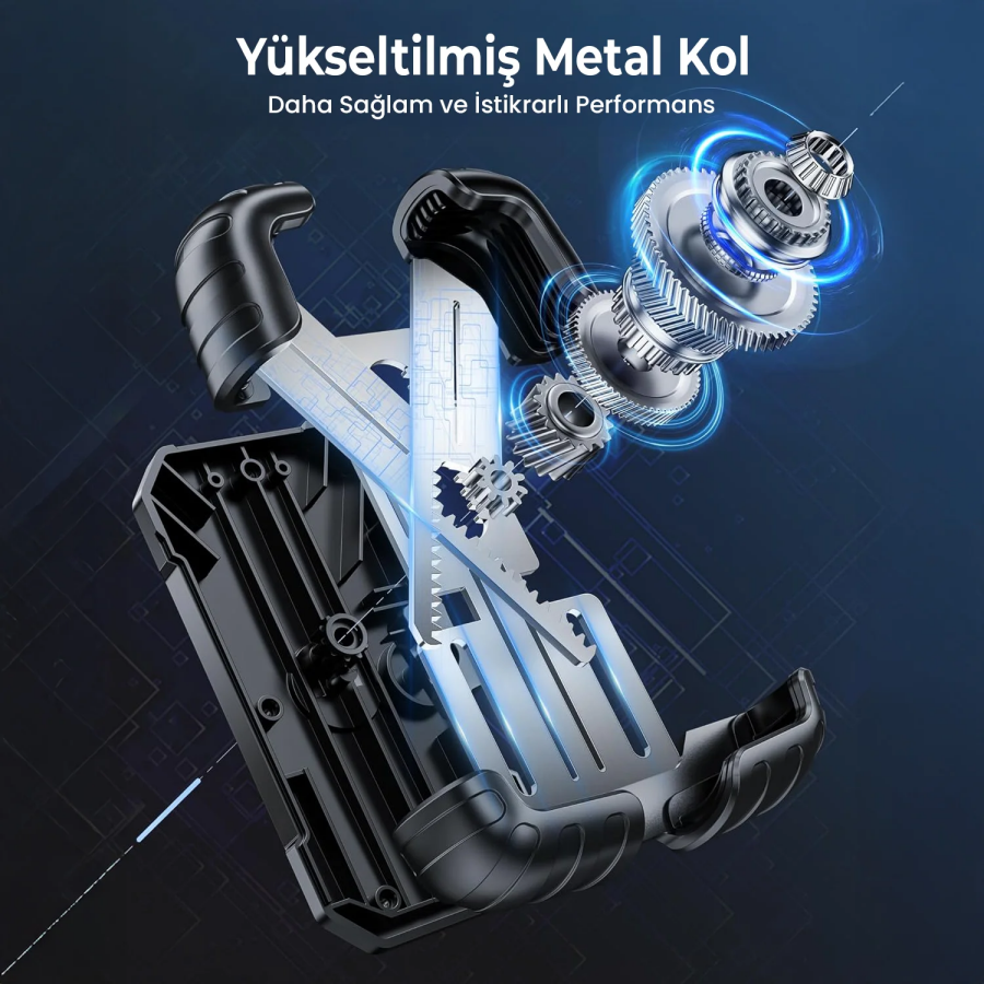 Bix BPH02 Gidon Bağlantılı 360° Ayarlanabilir Bisiklet ve Motosiklet Telefon Tutucu Titreşim Önleyici Güçlü TutuşluTutucu - 4