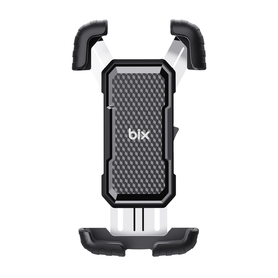 Bix BPH02 Gidon Bağlantılı 360° Ayarlanabilir Bisiklet ve Motosiklet Telefon Tutucu Titreşim Önleyici Güçlü TutuşluTutucu - 10