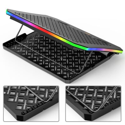 Bix BX-CP02G RGB Aydınlatmalı Gaming Notebook Soğutucu - 2