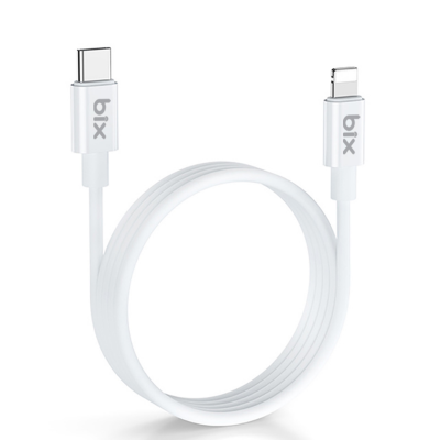 Bix BX-IP02UC Type-C to Lightning Data ve Şarj Kablosu Beyaz 1 Metre - 4