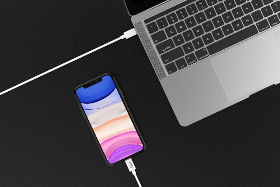 Bix BX-IP02UC Type-C to Lightning Data ve Şarj Kablosu Beyaz 1 Metre - 2