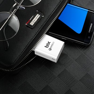 Bix BX-M18QTA 18W Qualcomm 3.0 Hızlı Şarj Adaptörü ve Micro USB Şarj Kablosu 1 Metre - 4