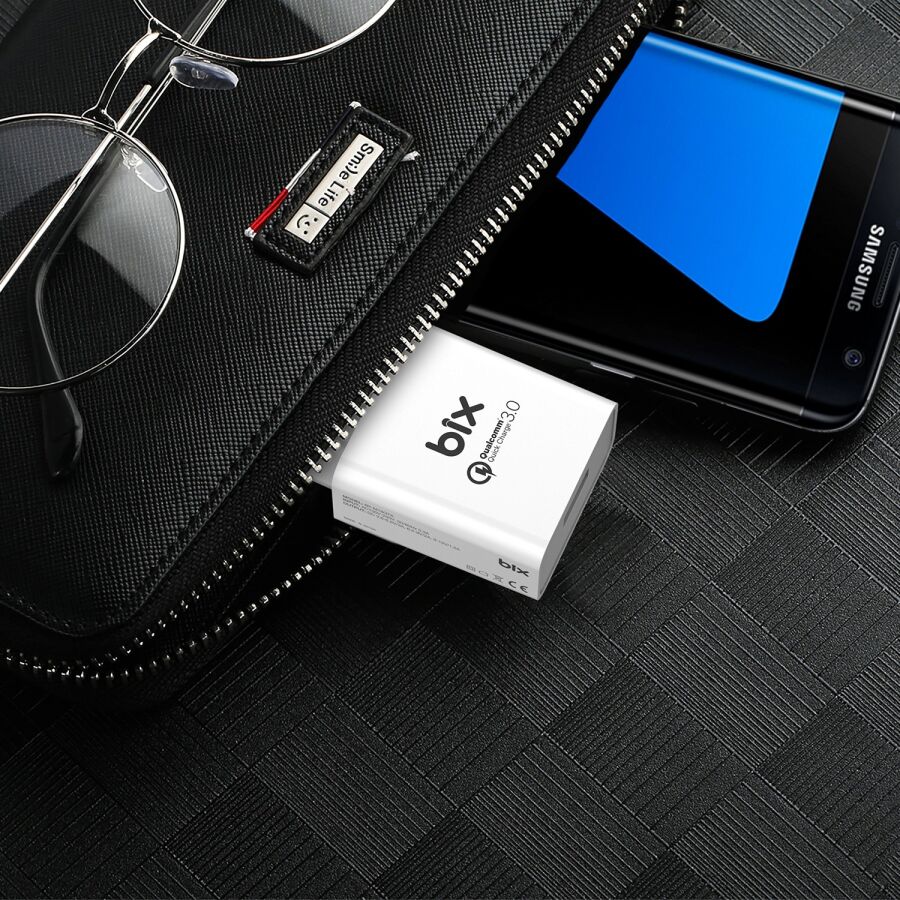 Bix BX-M18QTA 18W Qualcomm 3.0 Hızlı Şarj Adaptörü ve Micro USB Şarj Kablosu 1 Metre - 4
