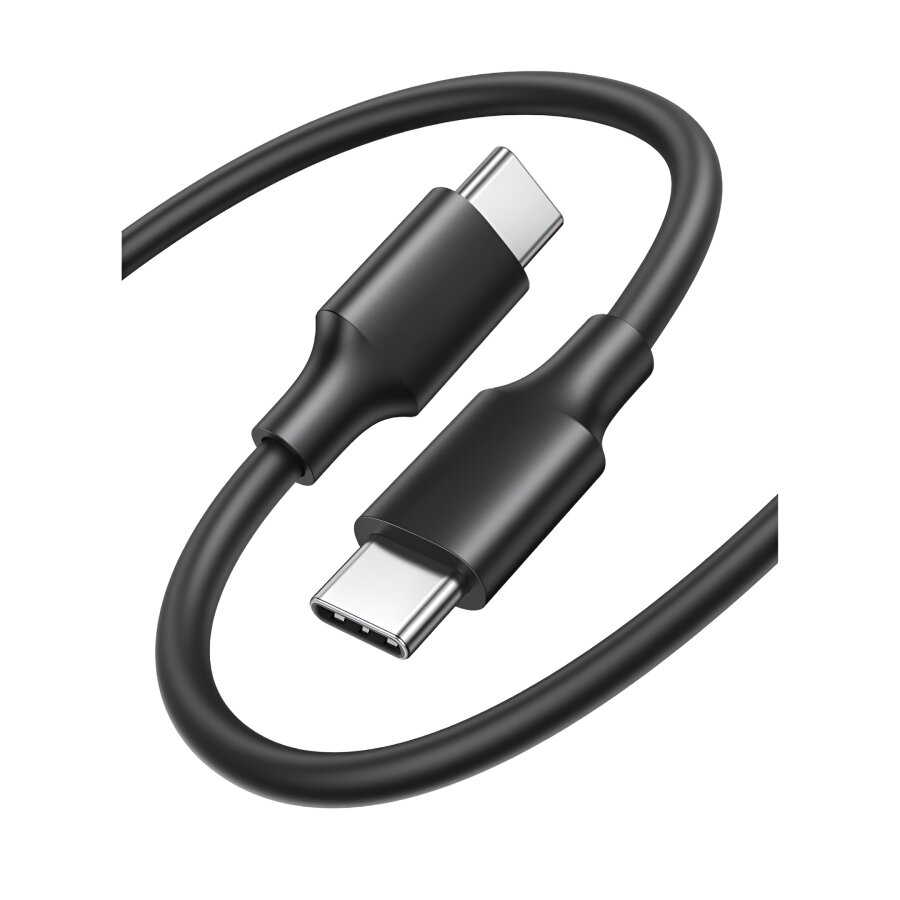 Bix BX-UC02C 60W Type-C to Type-C Hızlı Şarj ve Data Kablosu 1 Metre Siyah - 2