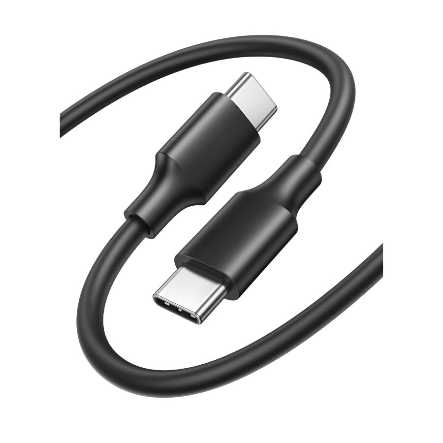 Bix BX-UC02C 60W Type-C to Type-C Hızlı Şarj ve Data Kablosu 1 Metre Siyah - 2