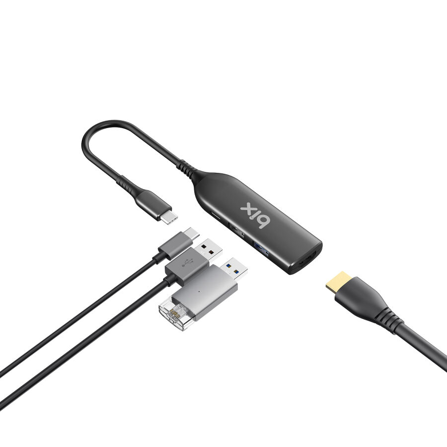 Bix BX03HB MAX Type-C to 4K HDMI USB PD Dönüştürücü Adaptör - 3