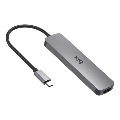 Bix BX09HB Type-C Hub 4K HDMI USB 3.2 Kart Okuyucu Macbook Uyumlu Çoklayıcı Adaptör - 5