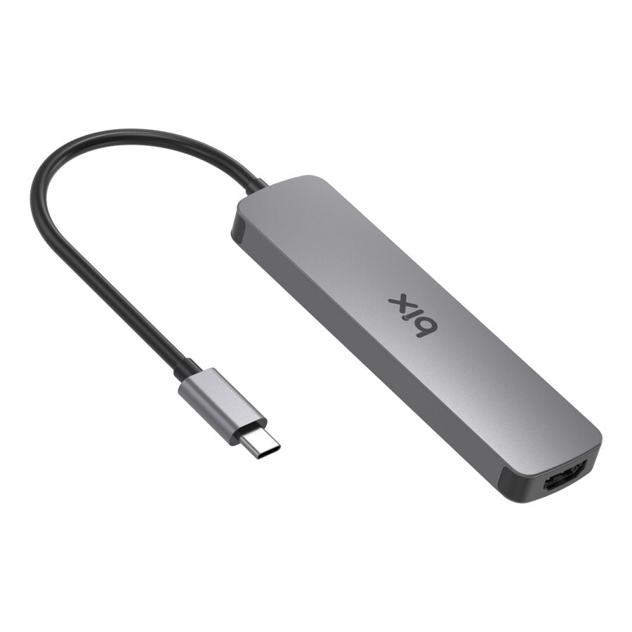 Bix BX09HB Type-C Hub 4K HDMI USB 3.2 Kart Okuyucu Macbook Uyumlu Çoklayıcı Adaptör - 5