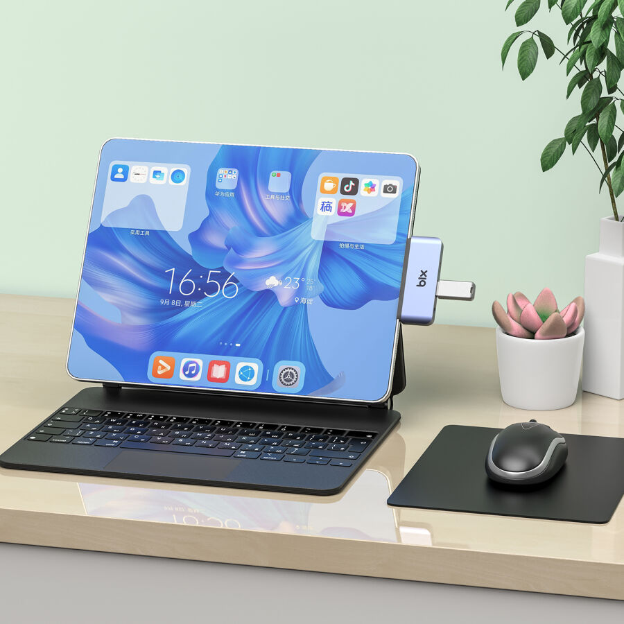 Bix BX16HB 4K HDMI Type-C Thunderbolt 3.0 Dönüştürücü Hub Macbook USB 3.5mm AUX Çevirici - 6