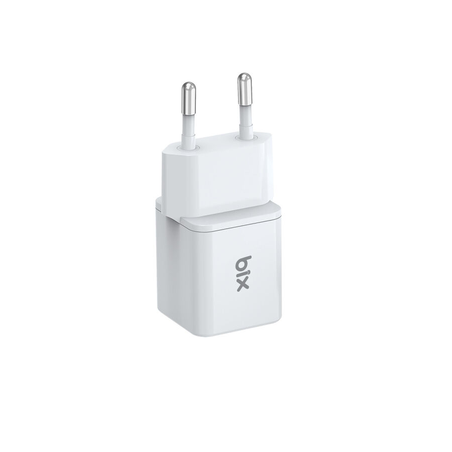 Bix BX20G GaN Mini 20W Type-C PD Hızlı Şarj Cihazı Beyaz - 1