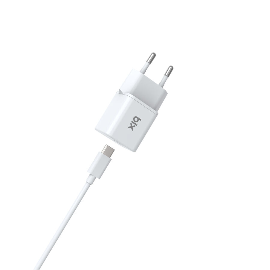 Bix BX20G GaN Mini 20W Type-C PD Hızlı Şarj Cihazı Beyaz - 2