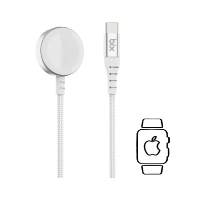 Bix BXAWC01 USB-C Apple Watch 1-9 ve Ultra 1-2 Uyumlu Manyetik Şarj Aleti 1 Metre