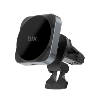 Bix BXCH10 15W Kablosuz Şarj Destekli 180° Ayarlanabilir Manyetik Araç İçi Telefon Tutucu - 2