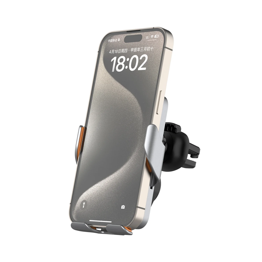 Bix BXCH9 MagSafe 15W Kablosuz Hızlı Şarj Destekli 360° Dönebilen Ultra İnce Metal Araç İçi Telefon Tutucu - 3