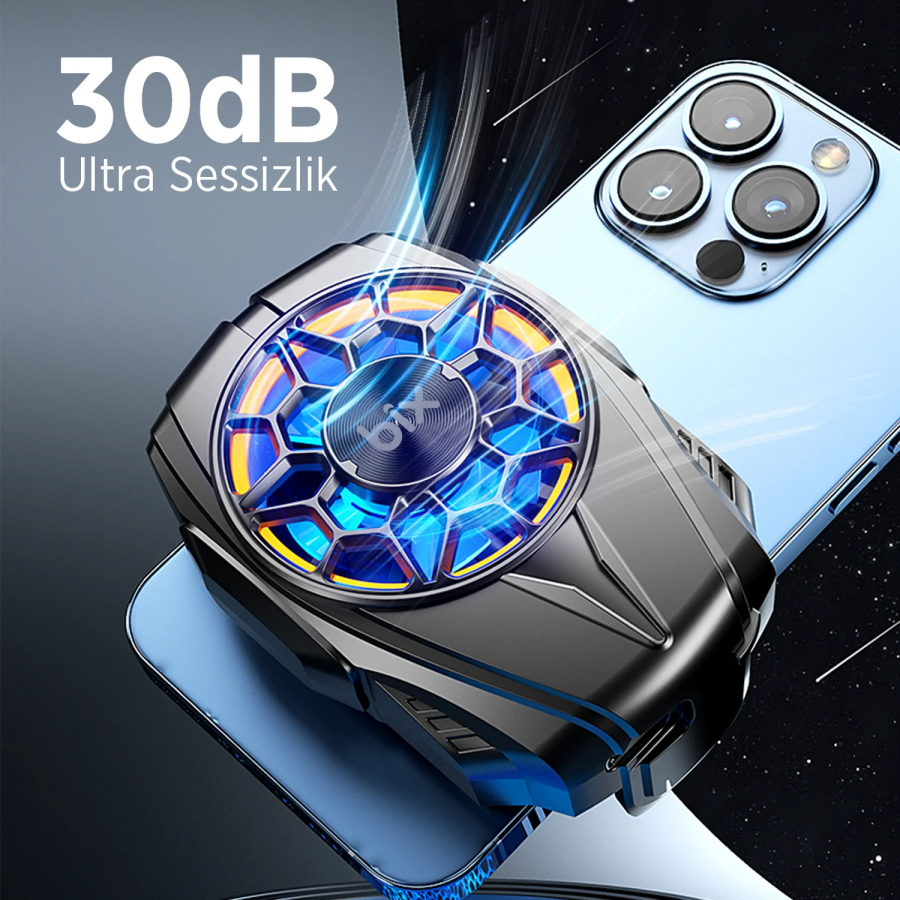 Bix BXCP03G Kablolu Telefon Soğutucu Sessiz Güçlü Fan Soğutma Cihazı - 3
