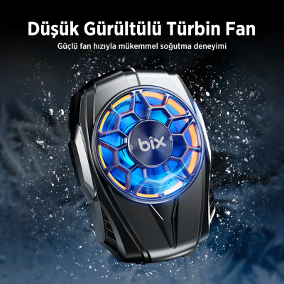 Bix BXCP03G Kablolu Telefon Soğutucu Sessiz Güçlü Fan Soğutma Cihazı - 4