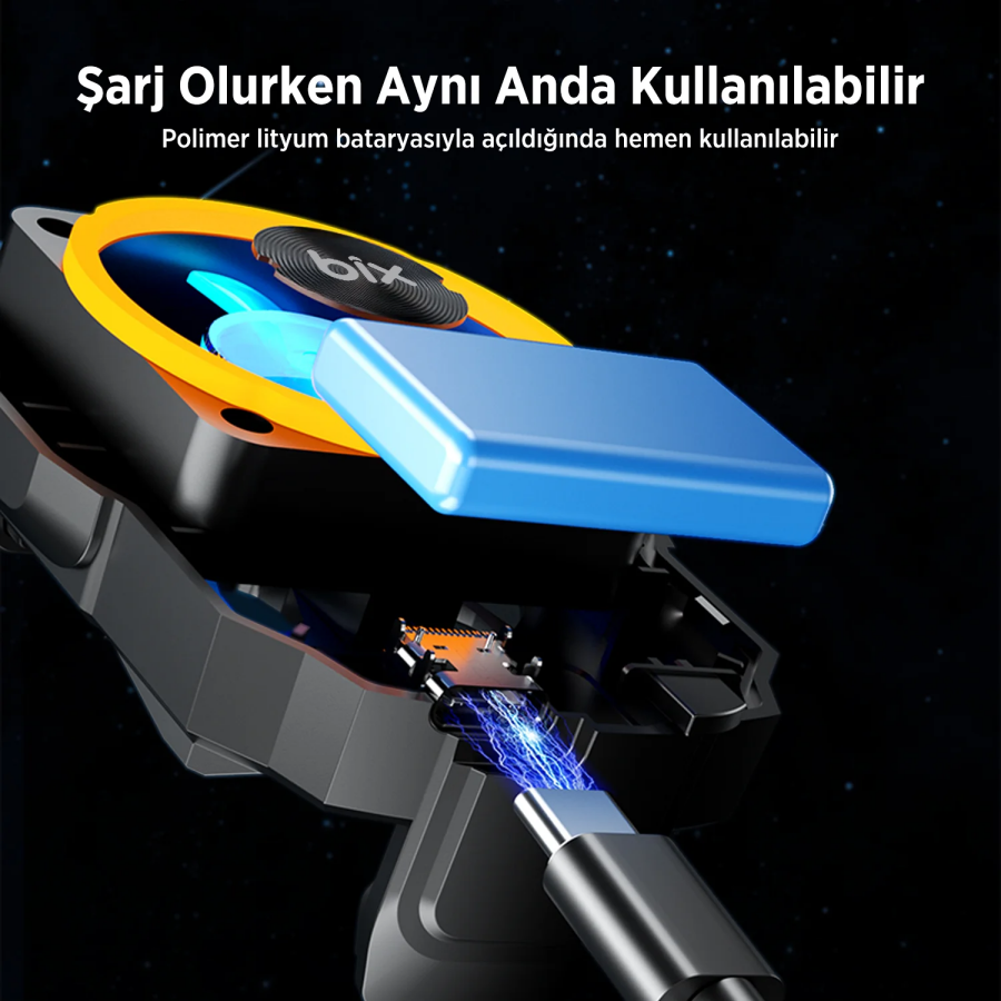 Bix BXCP03G Kablolu Telefon Soğutucu Sessiz Güçlü Fan Soğutma Cihazı - 8