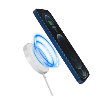 Bix BXMG15 15W Manyetik Kablosuz Şarj Cihazı Beyaz - 3