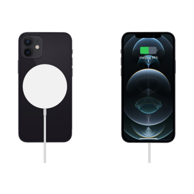 Bix BXMG15 15W Manyetik Kablosuz Şarj Cihazı Beyaz - 4