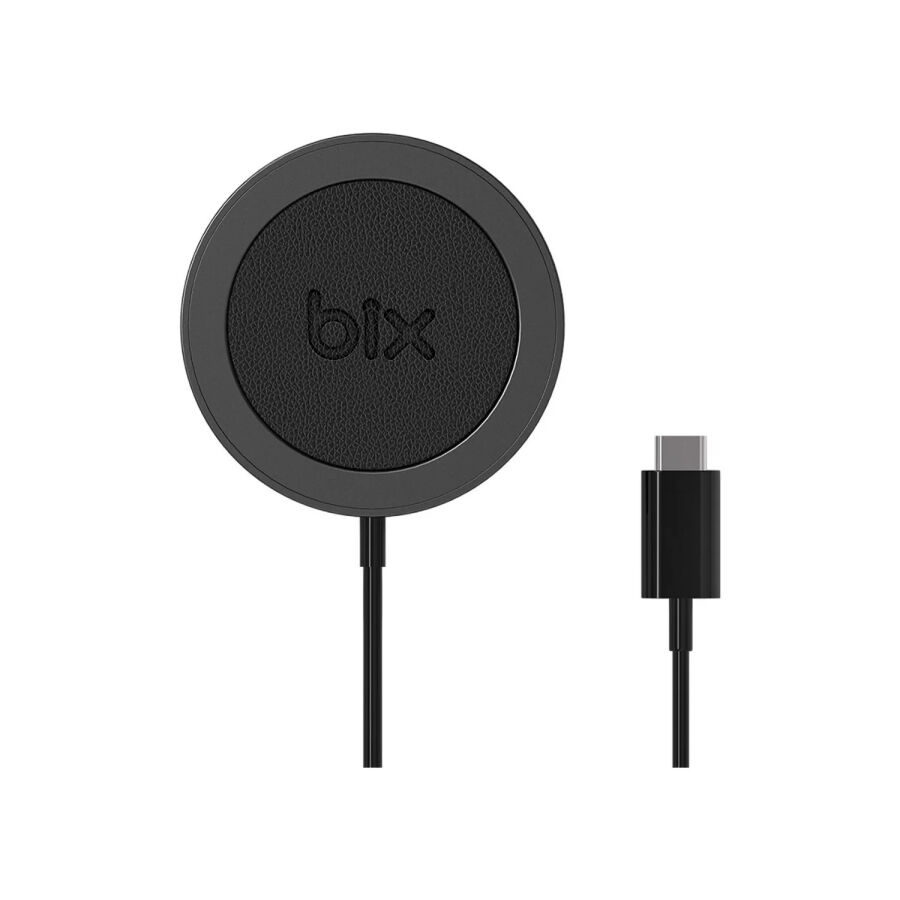 Bix BXMG15 15W Manyetik Kablosuz Şarj Cihazı Siyah - 1
