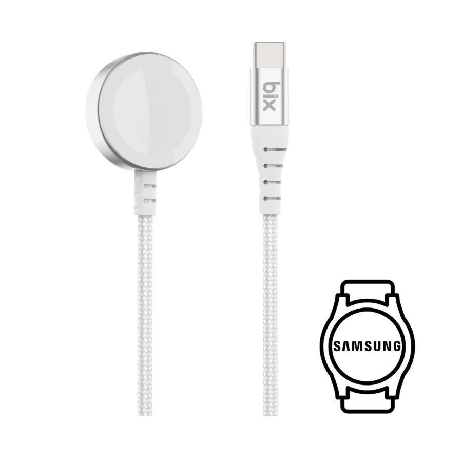 Bix BXSWC01 USB-C Samsung Galaxy Watch 3-7 Active Active 2 Uyumlu Manyetik Şarj Aleti 1 Metre - 1