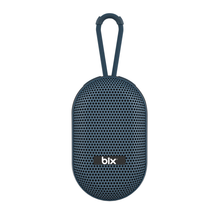 Bix BXWS01 Bluetooth 6.0 IPX4 Suya Dayanıklı 8W Taşınabilir Hoparlör MicroSD & USB Destekli Speaker Mavi - 1