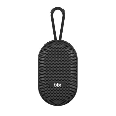 Bix BXWS01 Bluetooth 6.0 IPX4 Suya Dayanıklı 8W Taşınabilir Hoparlör MicroSD & USB Destekli Speaker Siyah