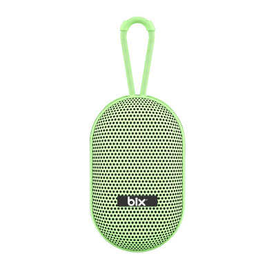 Bix BXWS01 Bluetooth 6.0 IPX4 Suya Dayanıklı 8W Taşınabilir Hoparlör MicroSD & USB Destekli Speaker Yeşil