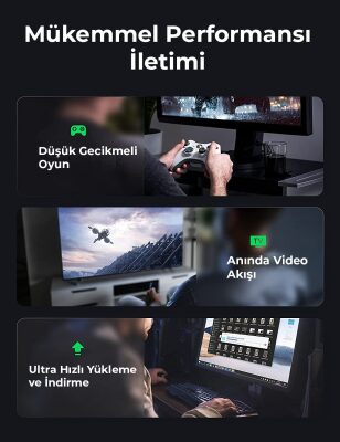 Bix Cat6A 10Gbps Veri Aktarım 500MHz STP Ethernet Kablosu 10 Metre - 5