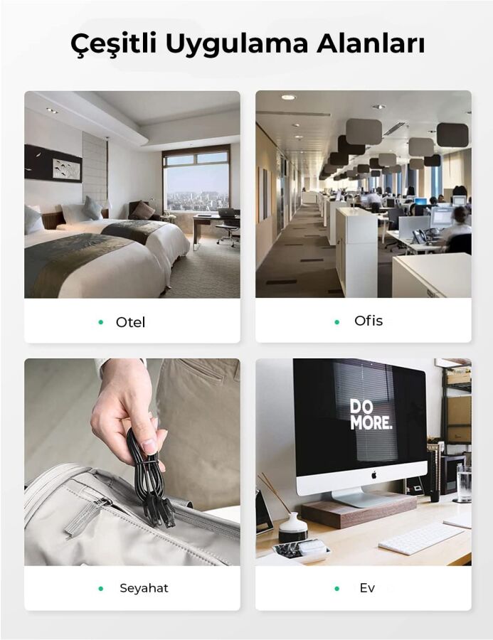 Bix Cat6A Slim 10Gbps Veri Aktarım 500MHz UTP Ethernet Kablosu 10 Metre - 4
